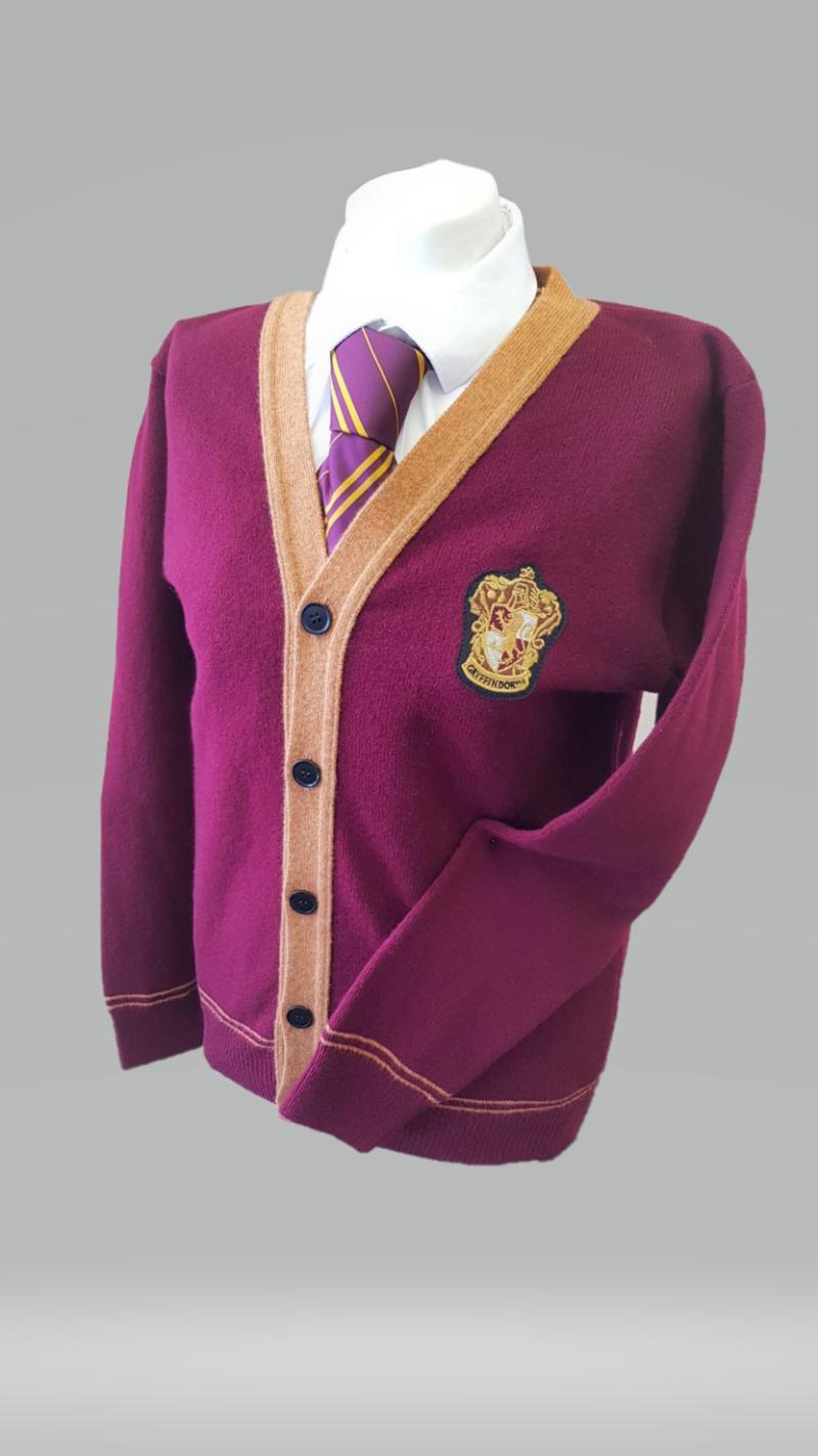 Official Warner Bros Harry Potter Gryffindor Quidditch Cardigan